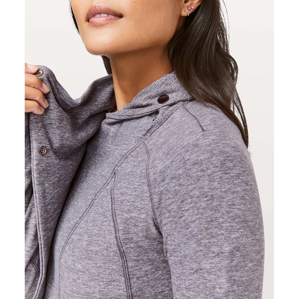 Lululemon Rulu Rally Wrap Heathered Graphite Purple Size 12 - Picture 2 of 10